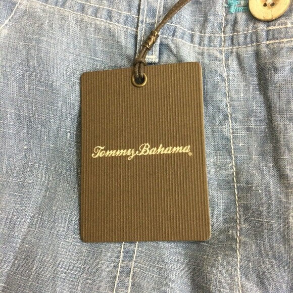 Tommy Bahama Womens Sea Glass Cropped Pants Buccaneer Blue Size 6 NWT MSRP $110 - Picture 5 of 8